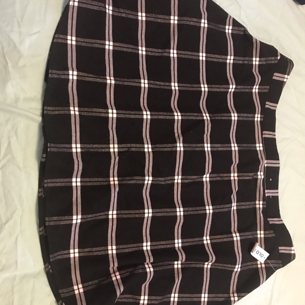 Plaid skirt, old navy, A-line.